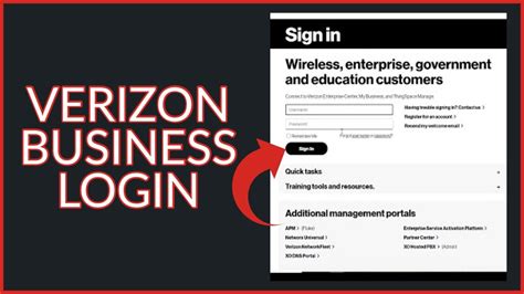 verizon business login